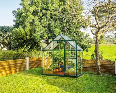 Zdjęcie produktu dla Hybrydowe płyty poliwęglanowe Greenhouse 6x4 0,7 mm 126 x 185 cm zielone