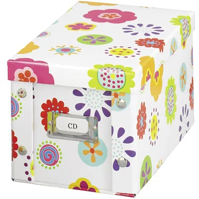 Obrázek produktu pro Box na CD, 20 ks - Květinový motiv, ZELLER