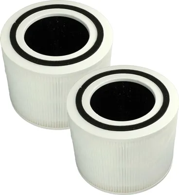 Produktbild von vhbw 2x Luftilter kompatibel mit Levoit Core 300 RF, 300S, 300 Luftreiniger - Kombifilter Nylon-Vorfilter + HEPA + Aktivkohle