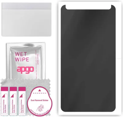 Produktbild von apgo Hydrogel Blickschutzfolie, Matt, kompatibel mit LG Stylus 2 Plus, Privacy Displayschutzfolie, Schutzfolie mit Positionierhilfe, Anti-Spy, kratzfest, einfache Montage