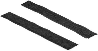 Produktbild von Delock Klettband selbstklebend mit Haft- und Flauschband L 1 m x B 25 mm schwarz