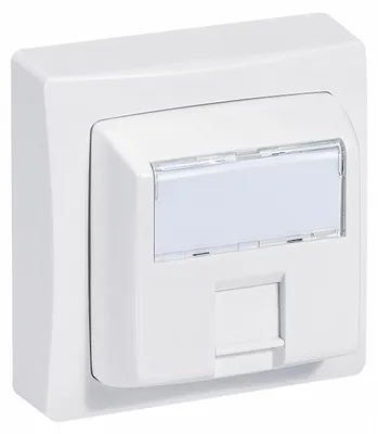 Image de Prise RJ 45 multimédia catégorie 5e FTP appareillage saillie blanc LEGRAND 097618