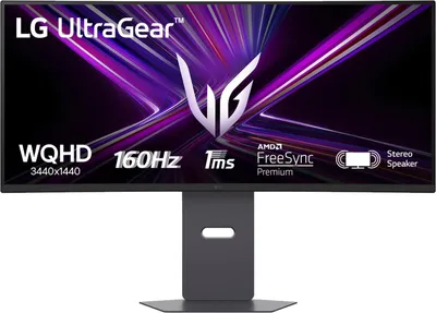 Zdjęcie produktu dla LG 34WR50QK-B 34" LED VA UltraWide QHD 100Hz FreeSync Curve