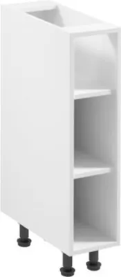 Image de Meuble bas de cuisine étroit Ouvert Étagère de cuisine Meuble bas de cuisine