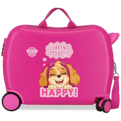Produktbild von Paw Patrol Skye Sitzkoffer Kinder Hartschalen Koffer Joumma Bags Sitzkoffer Ziehkoffer Kinderkoffer 34 Liter Pink
