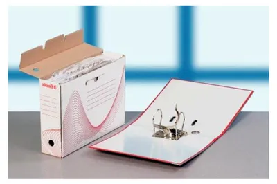 Produktbild von Archivbox, 100 mm, Weiß, 10 Stück