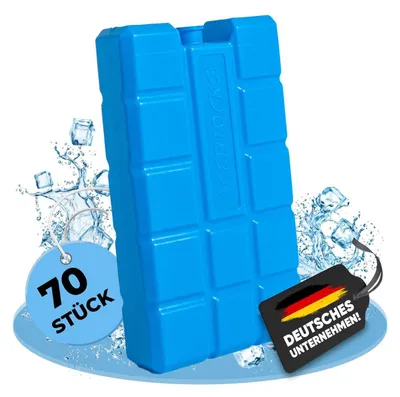 Produktbild von 70 Stück NEMT 400 ml Kühlakkus Kühlelemente für Kühltasche oder Kühlbox bis 20 h Kühlpack Kühlakku