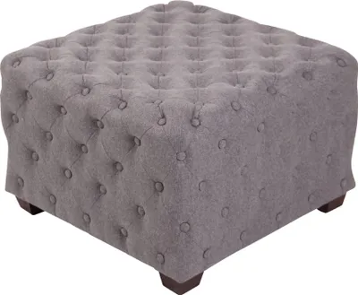 Produktbild von TPFLiving Sitzhocker Nantes Stoff grau