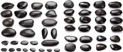 Zdjęcie produktu dla Kamienie do masażu hot stone zestaw 52 szt bazalt dla par relaks
