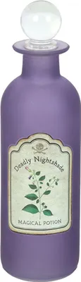 Produktbild von Dekorative „Deadly Nightshade“ Zaubertrankflasche aus Glas