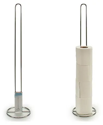 Produktbild von Berilo Toilettenpapierhalter - fur 5 Rollen - silber - Metall - 60 cm