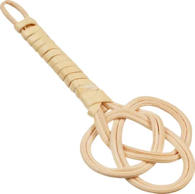 Miniatur-Teppichklopfer 6,5 cm aus Peddigrohr