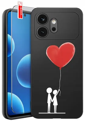 Productafbeelding van Beschermhoezen voor de Honor 600 – Designs | Mat siliconen hoesje + 9H glas