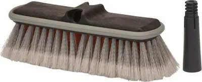 Image de D&L Brosse de nettoyage professionnelle pour fenêtres et panneaux solaires avec bordure renforcée - 25 cm