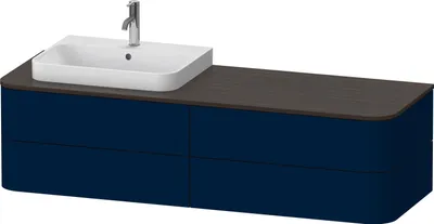 Produktbild von DURAVIT HP4973L98980010 WTU HappyD2+ wandh.,408x1600x550mm