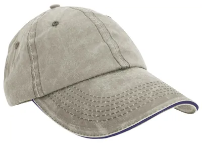 Image de Casquette de baseball en coton Result FK637 (taille unique) (couleurs cirées/bleu marine)