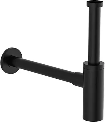 Produktbild von Korfu-Waschtischsiphon, 1 1/4″, Durchmesser: 32 mm, schwarz
