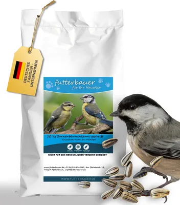 Produktbild von 10 kg Futterbauer Sonnenblumenkerne gestreift