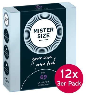 Immagine prodotto di Mister Size, vassoio da 60 mm, confezione da 12 pezzi