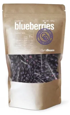 Produktbild von GymBeam - Gefriergetrocknete Heidelbeeren, 100 g