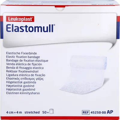 Obrázek produktu pro Elastomull 4 cmx4 m 45250 elastická fixační páska 50 ks