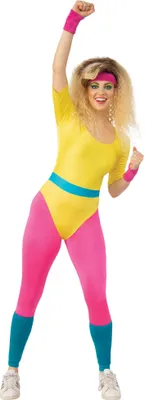 Produktbild von Erwachsenen Aerobic Mädchen Kostüm