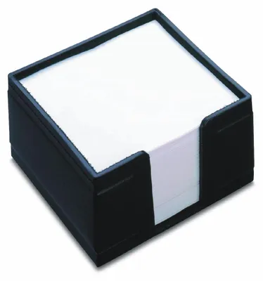 Produktbild von Zettelbox Modena Leder schwarz