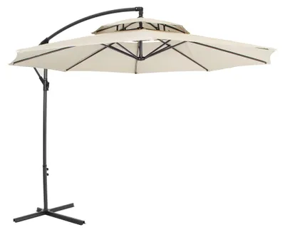 Productafbeelding van Hangparasol met stalen frame, 3 meter met zwengel
