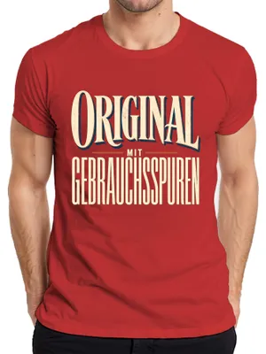 Obrázok produktu pre Tričko s nápisom ", ale zábavné. Retro. Sarkastické. Pánske. Červené. Veľkosť XL."
