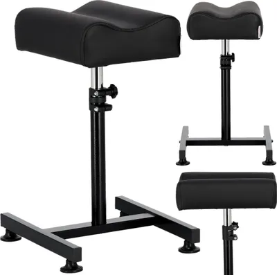 Image de Repose-pieds pour fauteuil de pédicure, hauteur réglable, accoudoir SPA noir