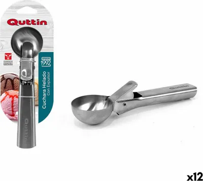 Obrázek produktu pro Lžíce na zmrzlinu quttin 62955 nerezová ocel postříbřená 18 x 5 x 4 cm (12 kusů)