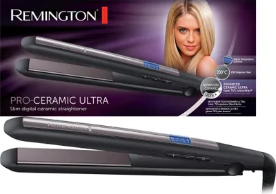 Produktbild von Remington S5505, Glätteisen, Warm, 150 °C, PTC-Keramikheizung, 15 s, Schwarz