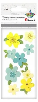 Produktbild von Titanum 3D Blumen Aufkleber für Scrapbooking