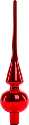 Produktbild von TrendLine Christbaumspitze aus Glas 26 cm rot glänzend