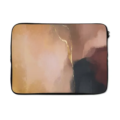 Produktbild von MuchoWow® Laptop Hülle 14 ZollAbstrakt - Malerei - Pastell Laptoptasche - Laptoptasche - Stoßsicher - Schutzhaube