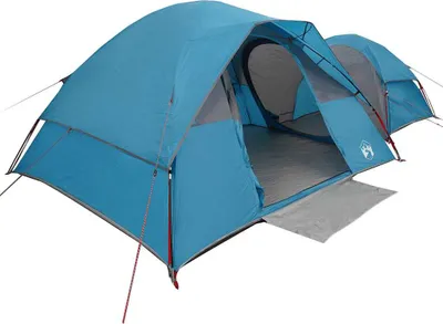Produktbild von vidaXL Campingzelt 5 Personen Blau Wasserdicht