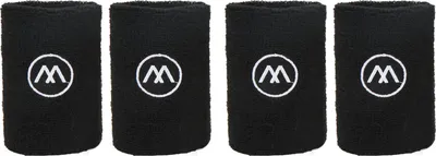 Produktbild von Sport Handgelenkbänder, schweißabsorbierend schwarz für Basketball, Tennis und Fitness