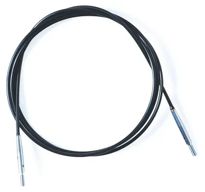 Festes Kabel 360° drehbar, schwarz, 76 cm