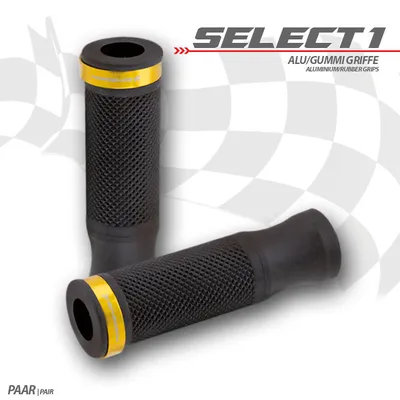 Produktbild von Griffgummiset Select1 7/8-22mm schwarz