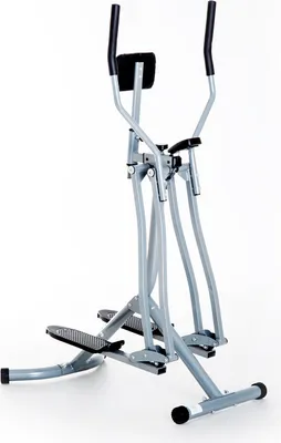 Produktbild von HOMCOM Crosstrainer Ellipsentrainer Ergometer Heimtrainer LCD Display, Stahl, Silber, 96x60x152cm