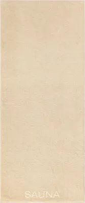 Produktbild von Cawö Saunatuch 6501 Pure Farbe beige Größe 80x200
