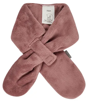 Productafbeelding van Zachte sjaal van teddypluizenstof, gevoerd met katoenen fleece, met klittenbandsluiting