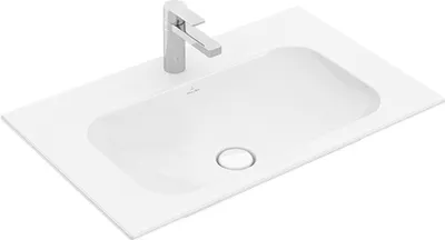 Produktbild von Villeroy & Boch Schrankwaschtisch FINION ohne Überlauf 800 x 500 mm weiß
