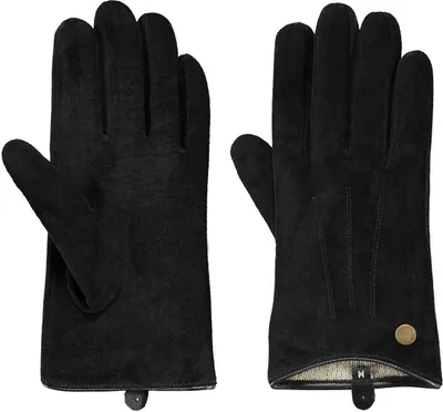 Produktbild von Barts Damen Leder Handschuhe, Christina Gloves, Echt Leder, schickes Design, Uni / Farbe: Black | Größe: S (Gr. Small)