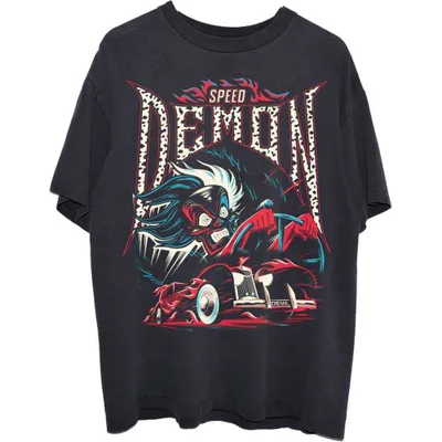 Immagine prodotto di Disney | Maglietta ufficiale della band | 101 Dalmati Crella Speed Demon, taglia S, nero
