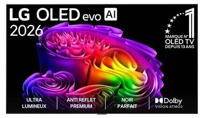 Image de LG OLED evo AI OLED77G64LW, 195,6 cm (77 pouces), 3840 x 2160 px, OLED evo, Smart TV, Wi-Fi, Argent