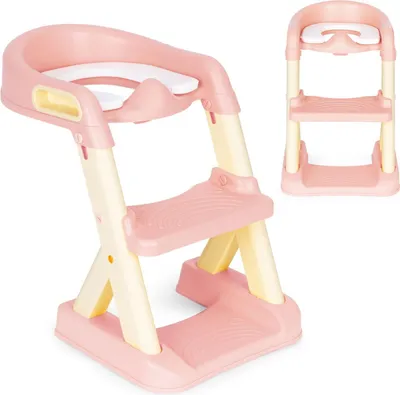 Zdjęcie produktu dla Nocnik z drabinką dla dzieci żółty ECOTOYS