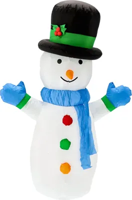 Immagine prodotto di Aga Pupazzo di Neve Gonfiabile con LED 125 cm