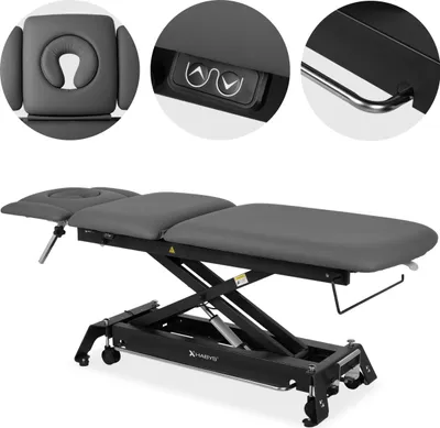 Produktbild von Habys Evero Cross X5 Ergo | Elektrische Massageliege Behandlungsliege Therapieliege Kosmetikliege | Höhenverstellbare 5-Segmente | 198 x 67 cm