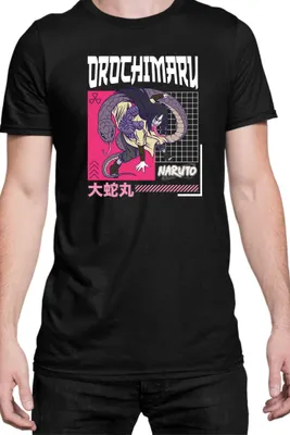 Immagine prodotto di Maglietta da uomo Naruto Orochimaru 04, Man 3XL , Noir